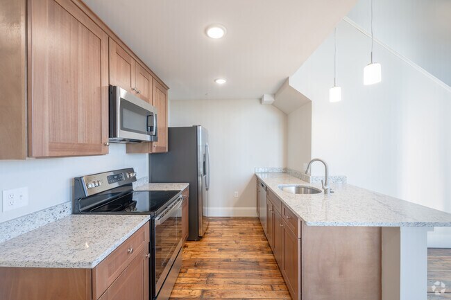 2 habitaciones, 1 baño con loft - 1,425 pies cuadrados - King Philip Lofts