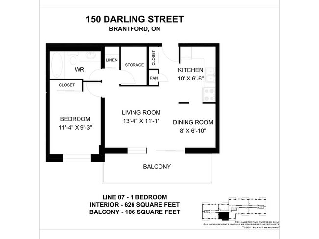 Floorplan - Centennial Towers