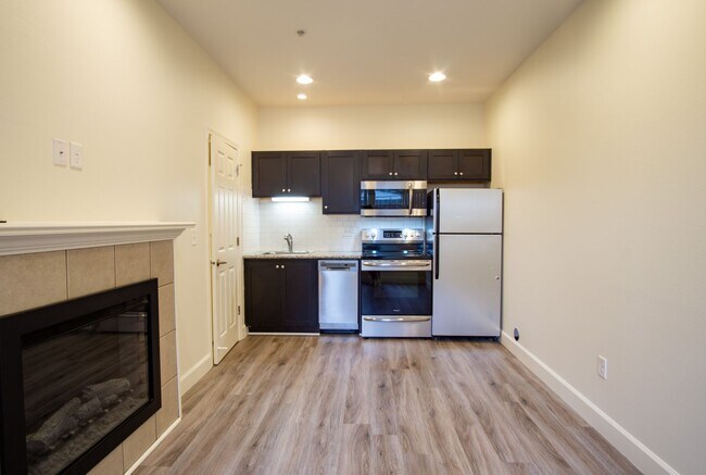 Photo - Contemporary 1-Bed Townhouse w/ Electric Fireplace!
