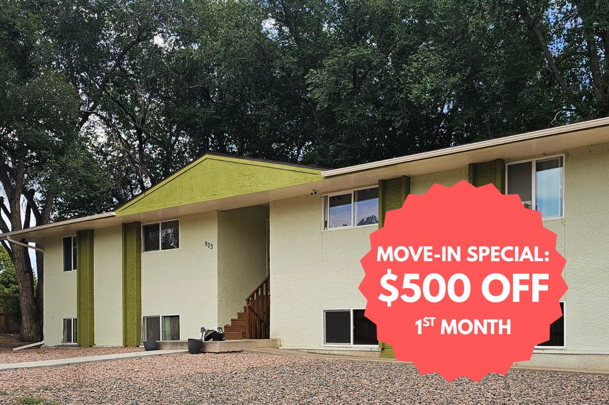 $500 OFF FIRST MONTH |$1313 - 3BR/1BA Pet-Friendly 4Plex near Memorial Park in Colorado Springs - $500 OFF FIRST MONTH |$1525 - 3BR/1BA Pet-...