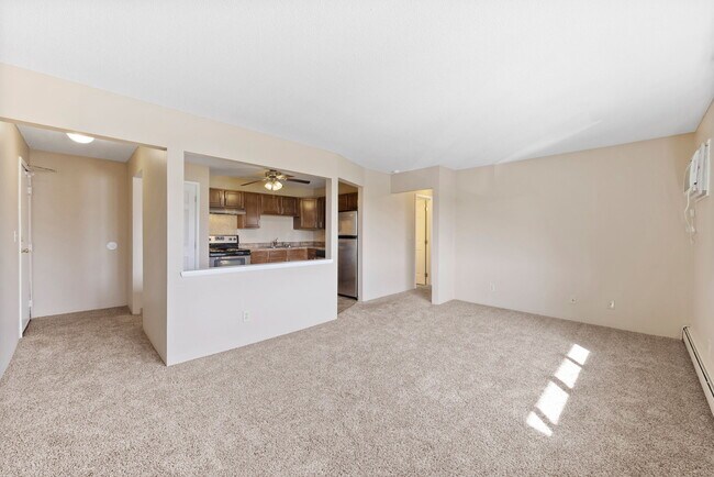 Sala de estar - Prairie Woods Apartments