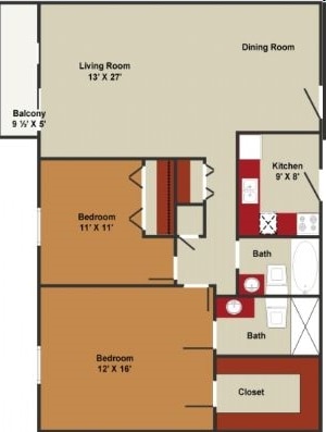 2HAB/2BA - Biscayne Gardens Apartments