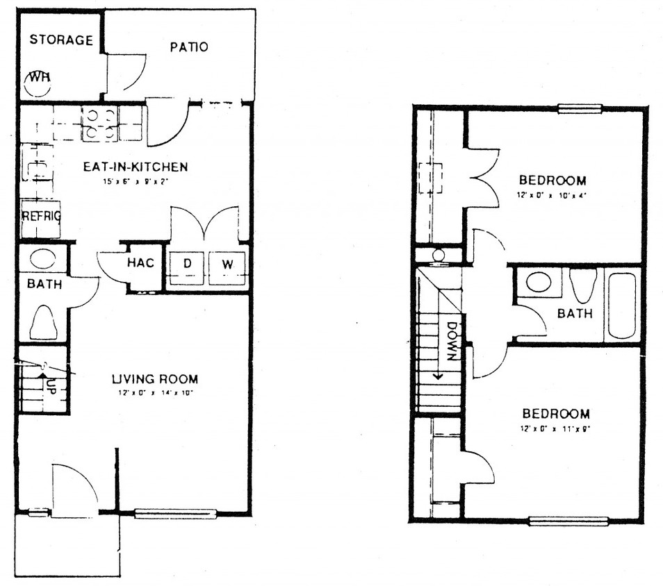 2br/1.5ba - White Oak Manor Apartments