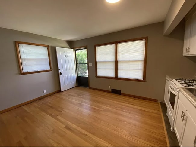Front door and Window in Living Room. - 1028 S 24th St