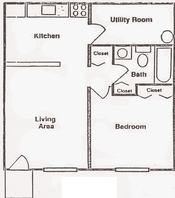 1BR/1BA - The Charlestowne