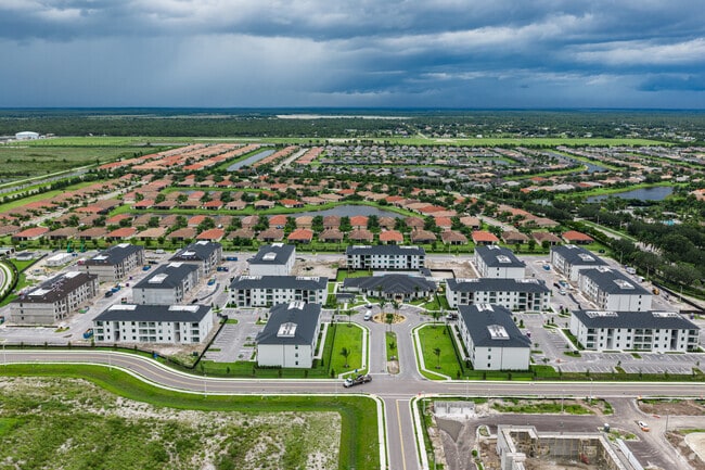 Aerial Photo - Emblem Orange Blossom