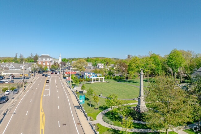Northborough Town Common Park is a centerpiece off Main Street that locals frequent.