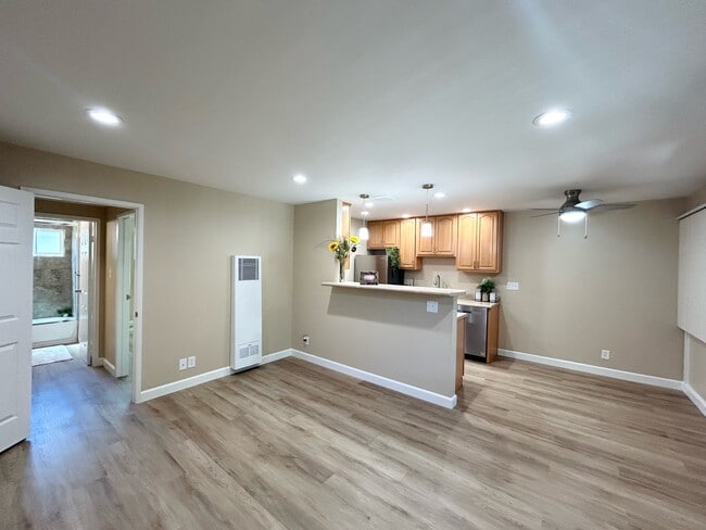 LVP floor in entire unit (no carpet) - The Court Apartments