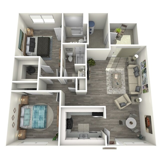 Sunset-2x2_935 sq ft. - Nines at Lakeside