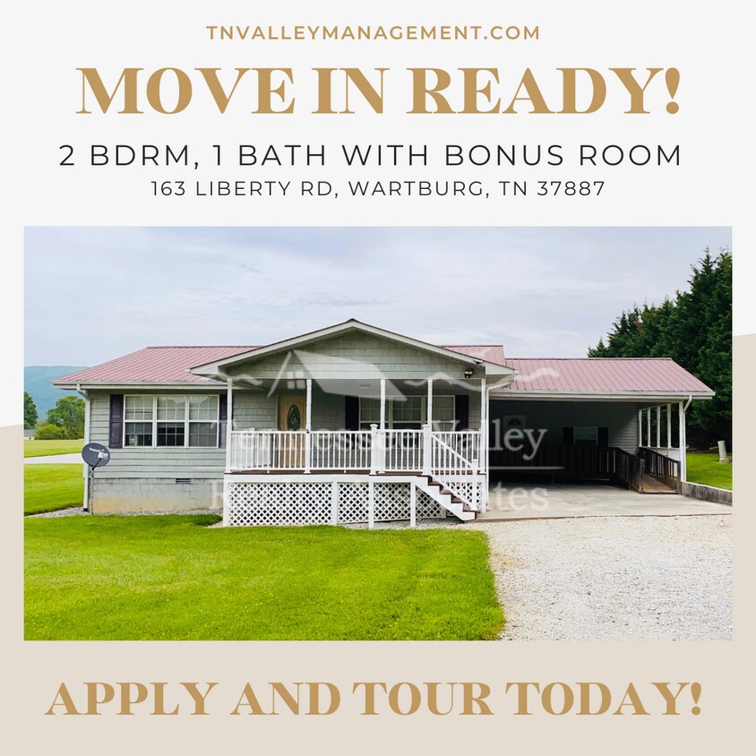 163 Liberty Rd, Wartburg, TN 37887 House Rental in Wartburg, TN