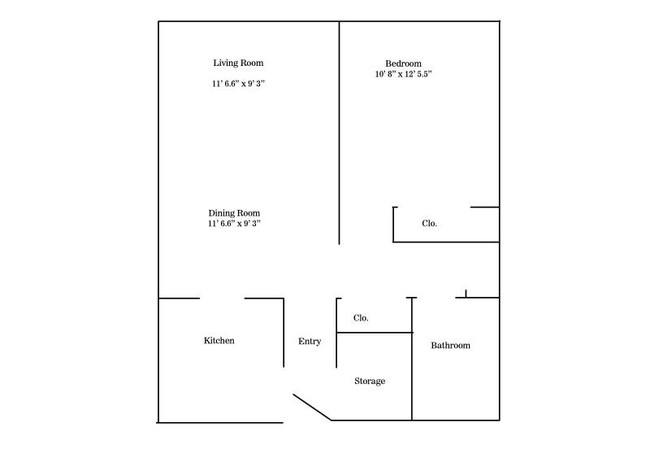 Plano de planta - Lawrence Avenue Apartments