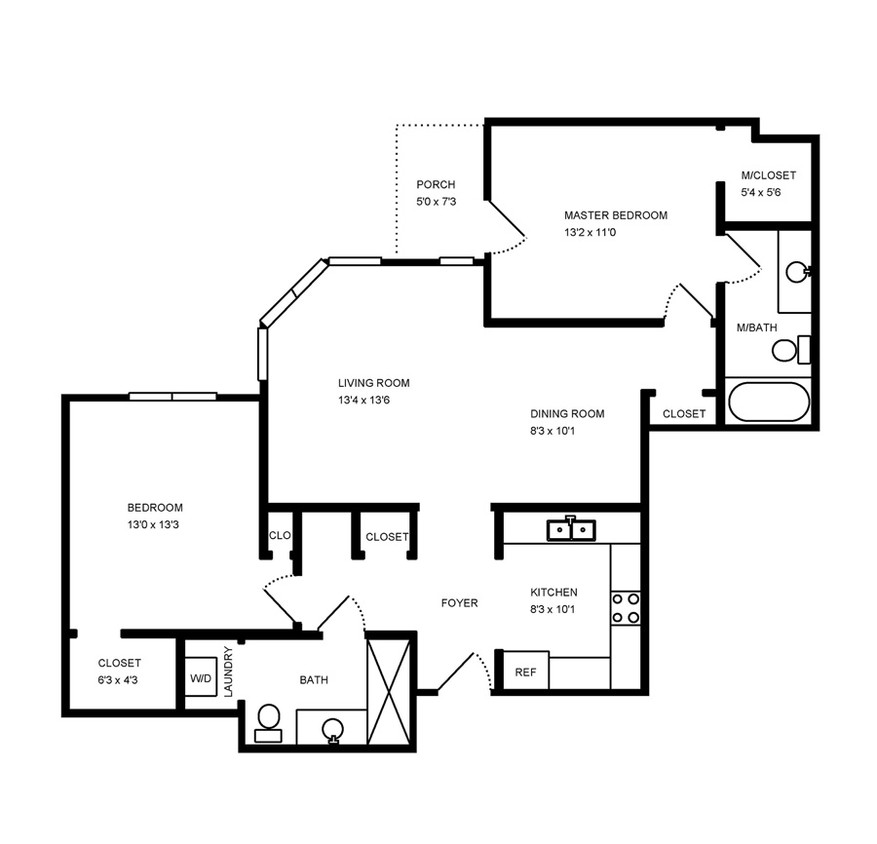 Floor Plan - 1390 Kenyon St NW