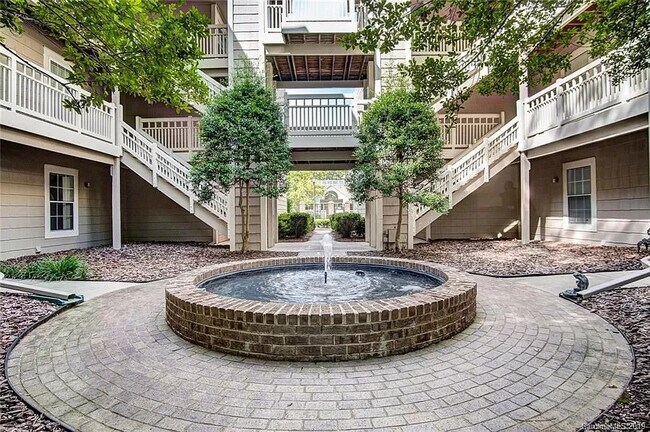 Fountain in front of unit - 5003 Sharon Rd