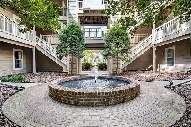 Fountain in front of unit - 5003 Sharon Rd