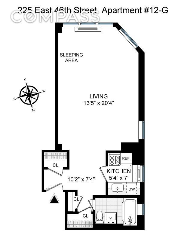 225 E 46th St Unit 12G, New York, NY 10017 Apartment for Rent in New