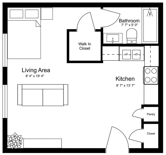 Plano de planta - Ashbury Court
