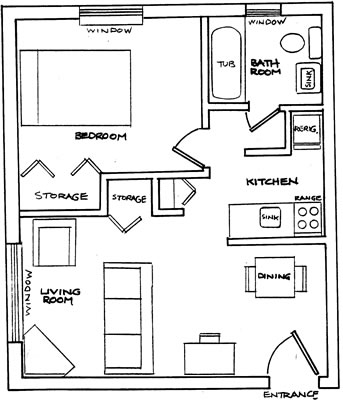 1BR/1BA - Manhattan Tower