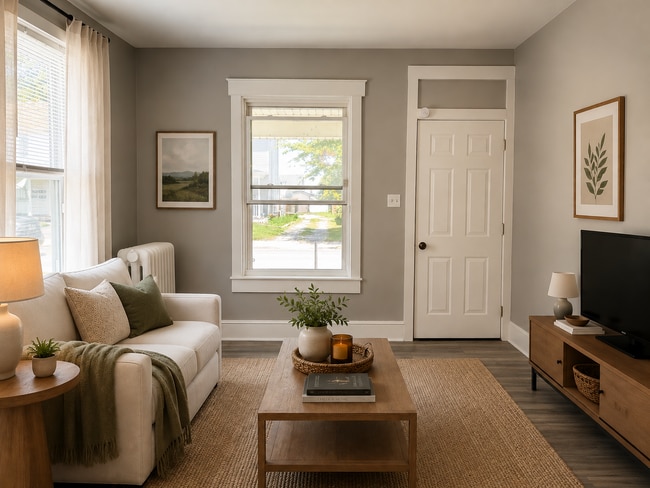 Foto del edificio - Modern 2 bedroom End-of-Row Townhome in Rothsville - w/ Garage & In Unit Laundry!