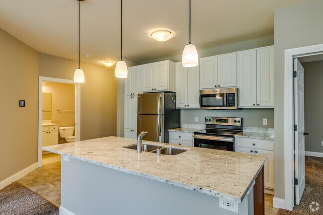 2 BR, 2 BA - 1242 PIES2 - Hartland Riverwalk Apartments