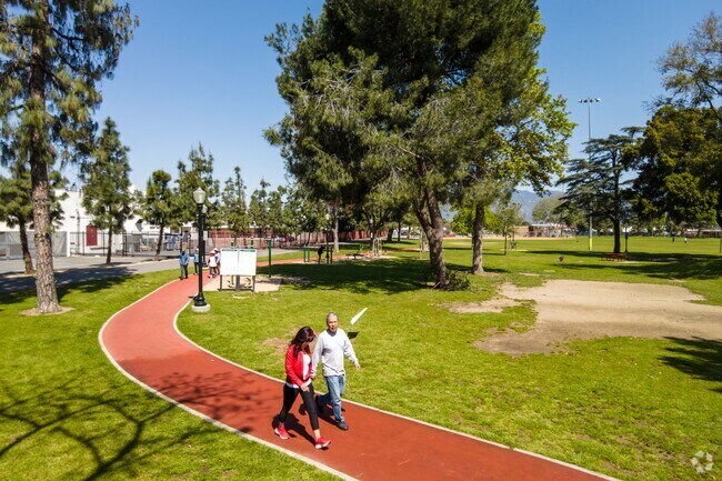 Rosemeade park in California has plenty of recreational space from running paths to ball fields.