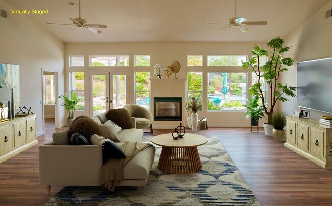 Great Room (staged) - 16880 Saint James Dr