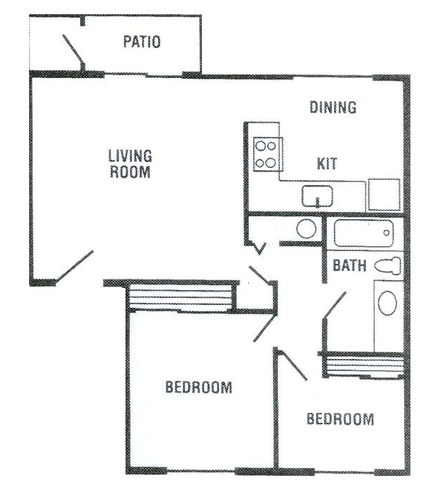 2BR/1BA - 32 Pines