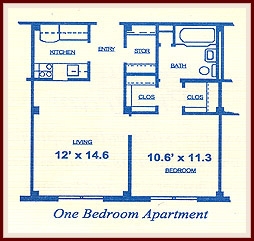 Floorplan - College Arms Towers - Senior Community +62