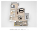 1 Bedroom 1 Bath Den