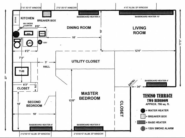 2HAB/1BA - Tenino Terrace