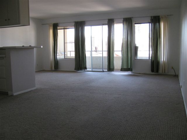 living/dining room with balcony - 1187 E 3rd St