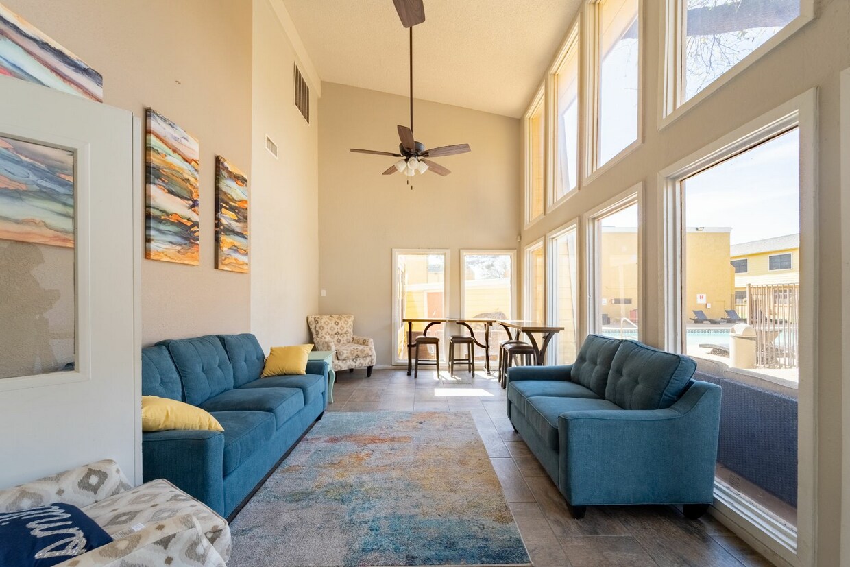 Sala de estar - Sedona Apartments