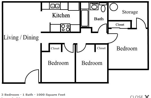 Floorplan - The Village At University Square