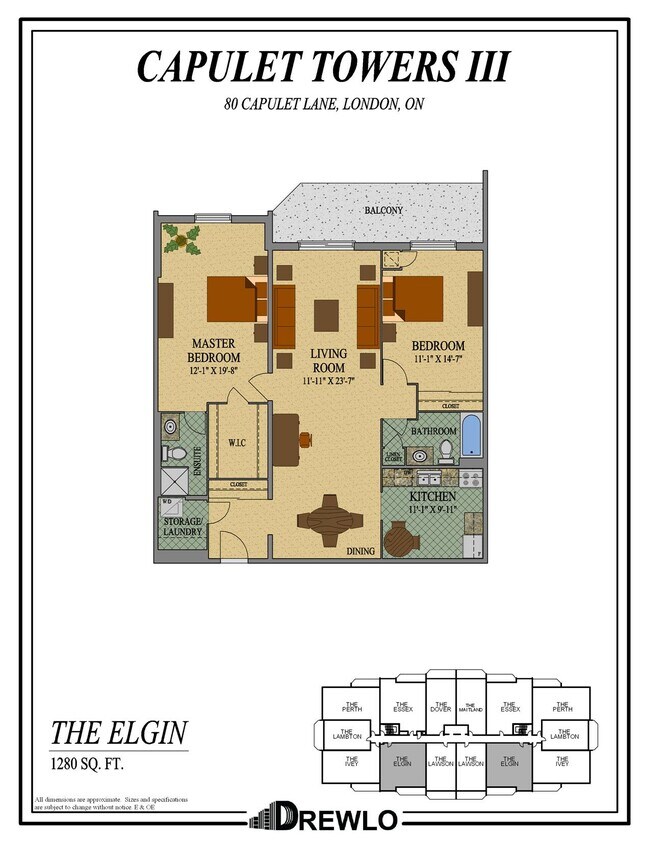 Plan d'étage - Capulet Towers III