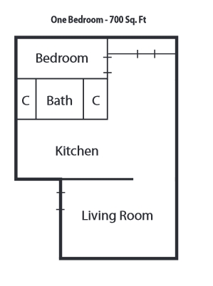 1BR/1BA - Southwyck Hills Apartments