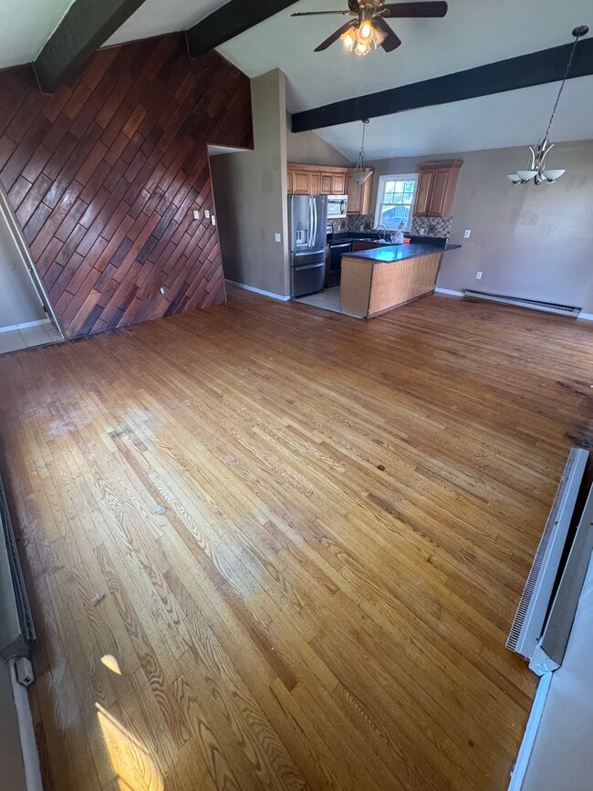 Living room and kitchen area - 7 Lawrence Ave