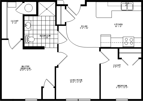 2HAB/1BA - Gentemann Manor