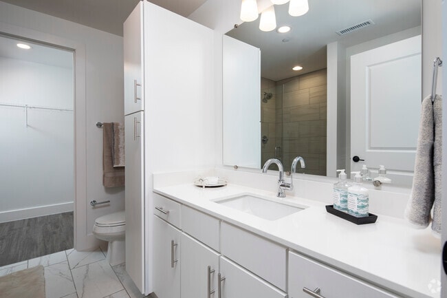 2BR, 2BA - 1,080SF - Master Bathroom - 2020 Providence