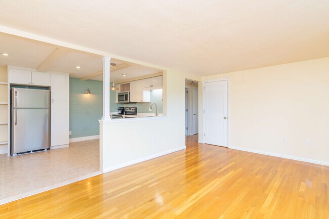 Living Room Looking into Kitchen - 267 Neck St
