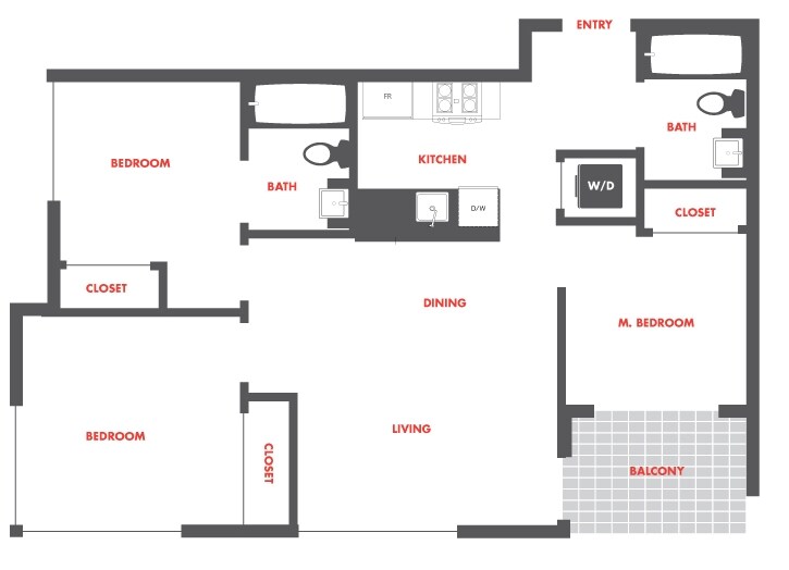 Floor Plan - Fraserview on Seventeenth