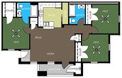 3 Bed, 2 Bath