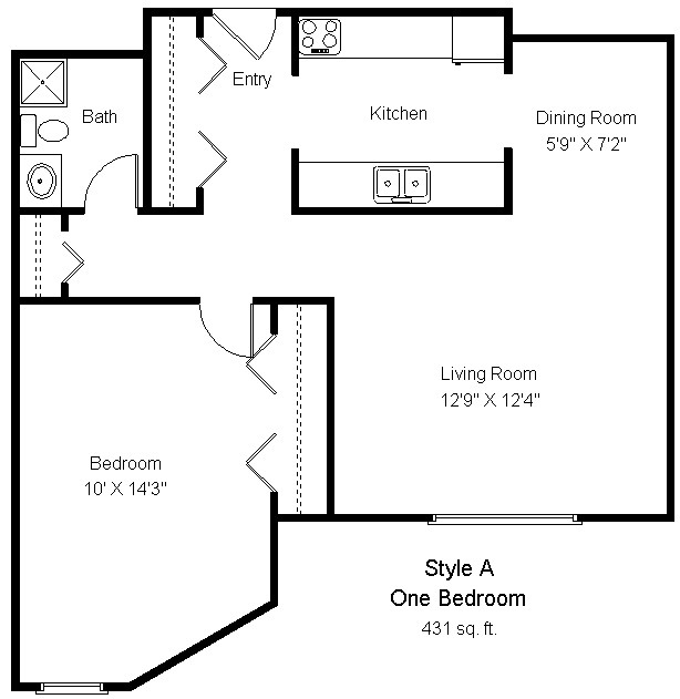 Plano de planta - Rivertown Commons