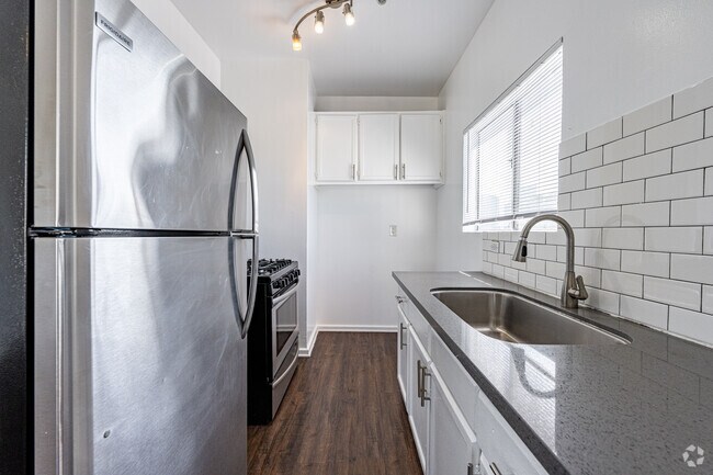 Estudio, 1BA - 325SF - Cocina - The Asbury Apartments