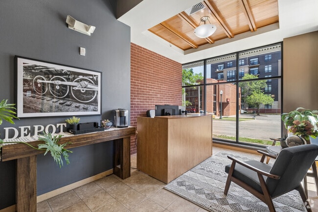 Lobby with Coffee Bar - The Depot