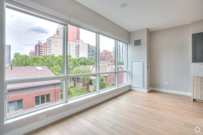 1 BR, 1 BA – 688SF - Living Room - The Clark