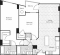 2 Bedroom- 1086