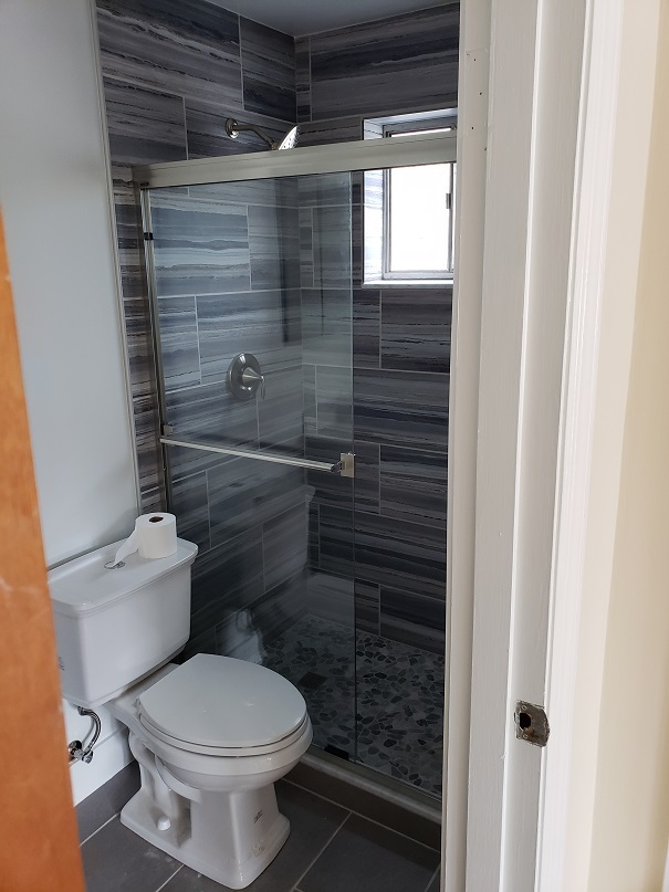 Bathroom with walk in shower - 2946 Minot Ave #3