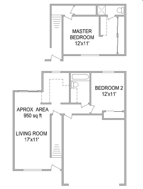 2BR/1.5BA - Lakewood Plaza