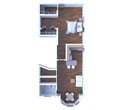 1 Bedroom Floor Plan A7 678 2