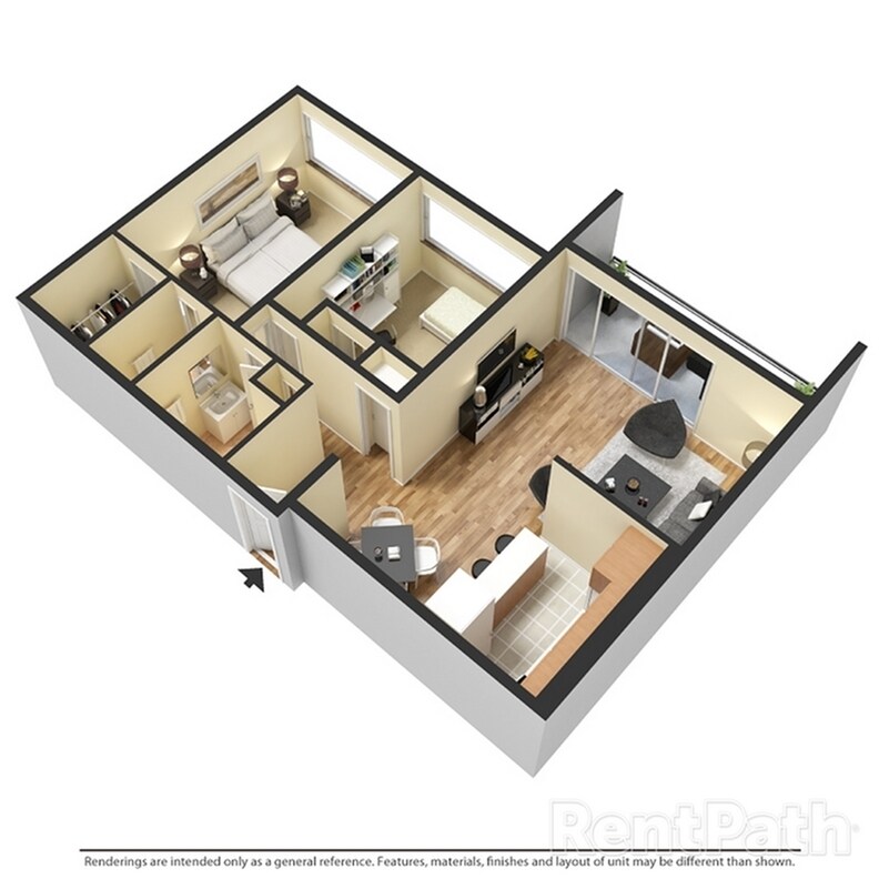 Victoria Plaza – 20H - 2 Bedroom 1.5 Bath
