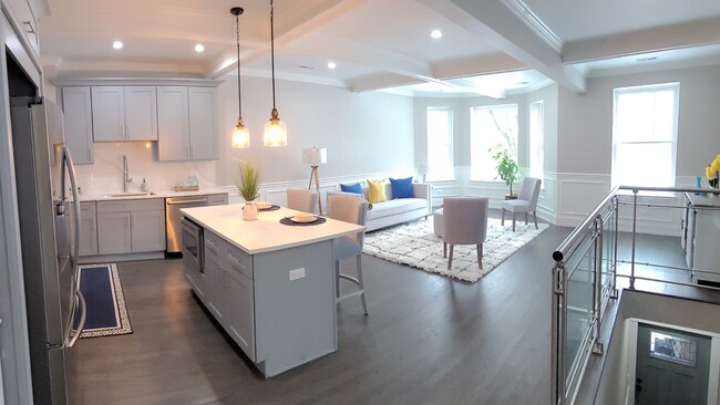 Living Room and Open Kitchen - 3056 W Palmer Blvd
